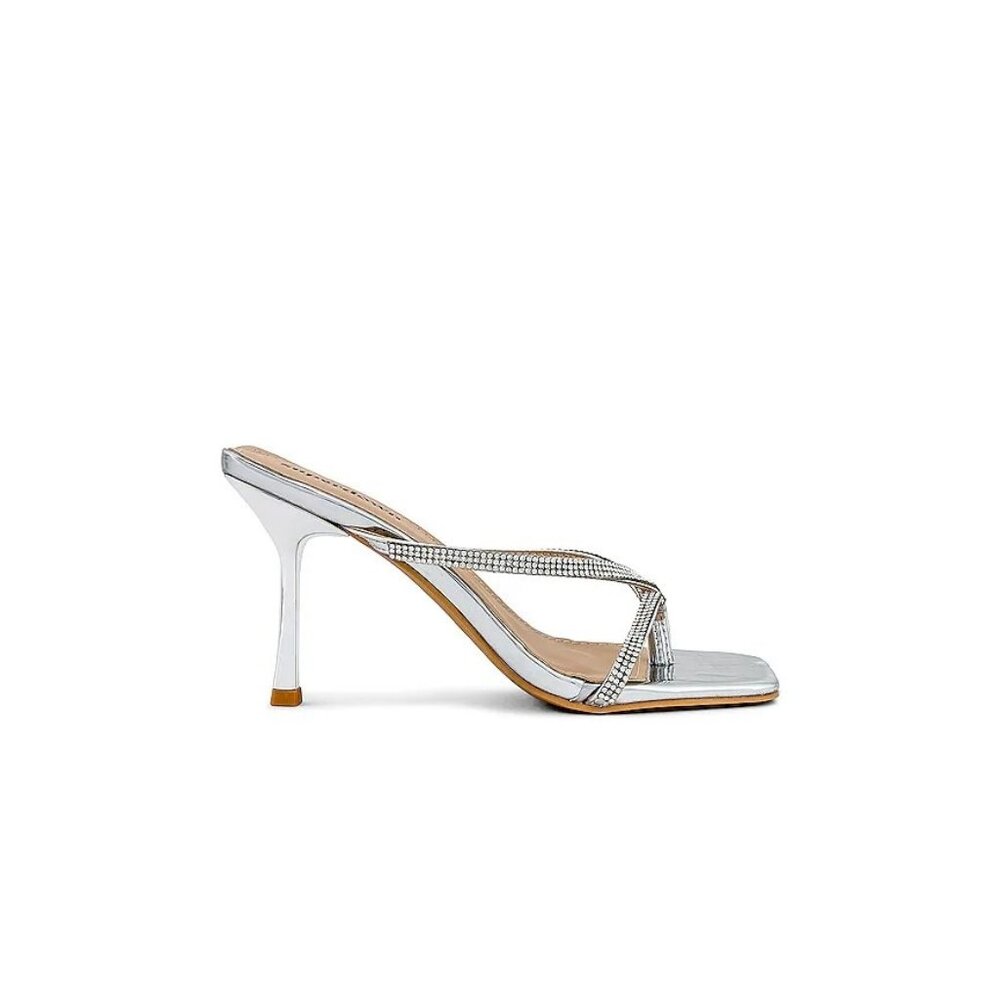 NIB Superdown Jenn Heel Silver 7